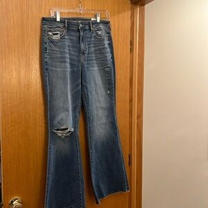 American Eagle Super High Rise Flare Jeans